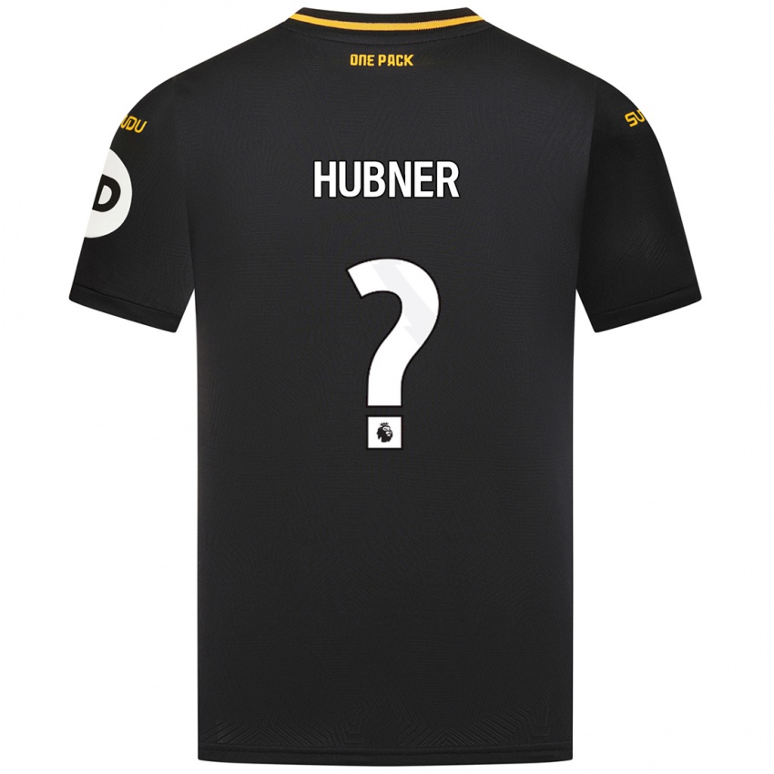 Niño Camiseta Justin Hubner #0 Negro 2ª Equipación 2024/25 La Camisa Chile