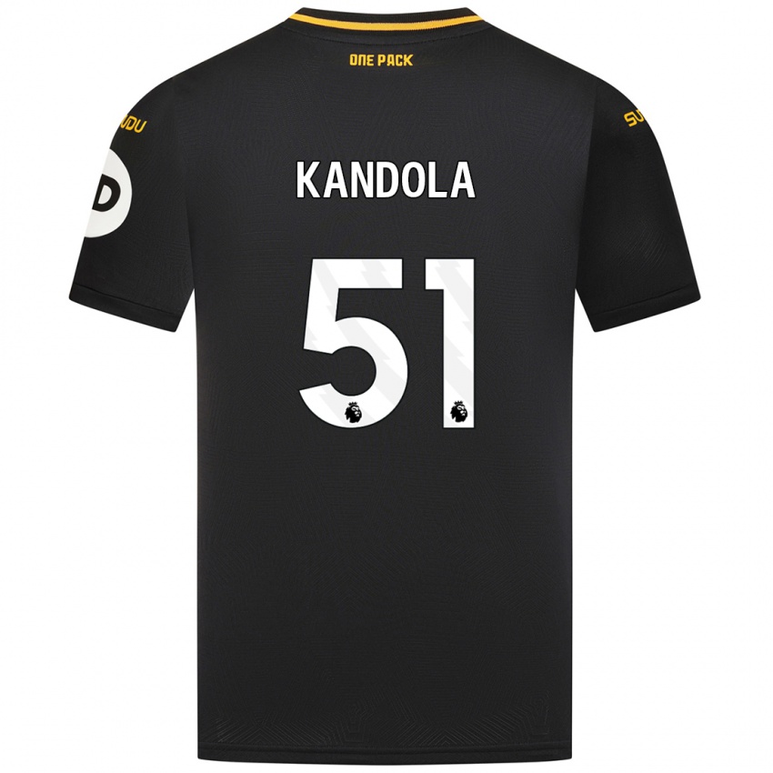 Niño Camiseta Kam Kandola #51 Negro 2ª Equipación 2024/25 La Camisa Chile