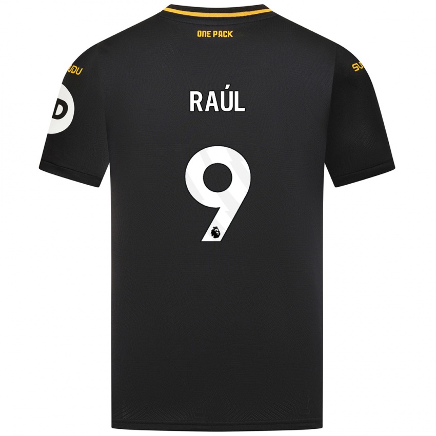 Niño Camiseta Raul Jimenez #9 Negro 2ª Equipación 2024/25 La Camisa Chile