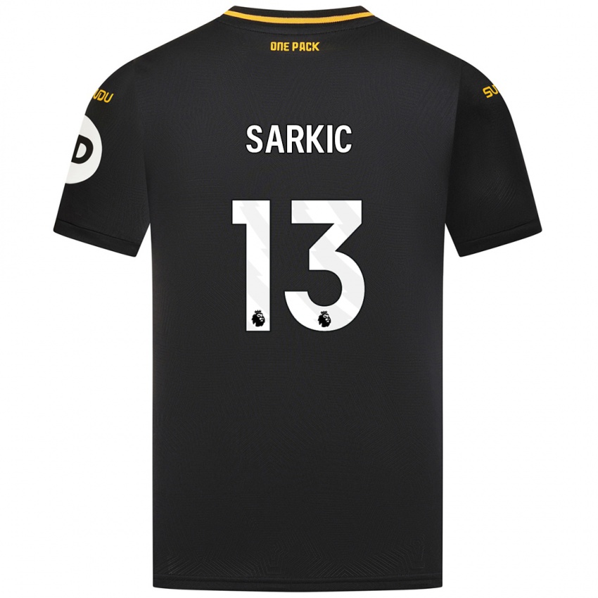 Niño Camiseta Matija Sarkic #13 Negro 2ª Equipación 2024/25 La Camisa Chile