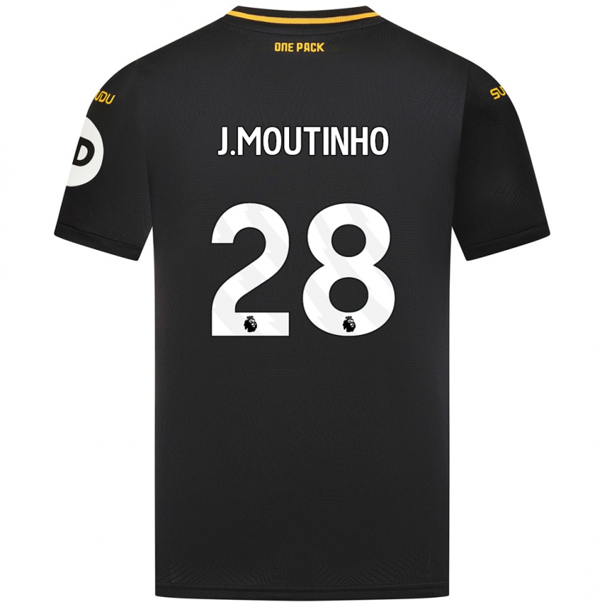 Niño Camiseta Joao Moutinho #28 Negro 2ª Equipación 2024/25 La Camisa Chile