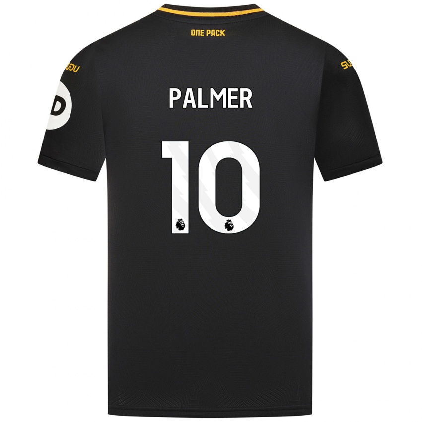 Niño Camiseta Jamila Palmer #10 Negro 2ª Equipación 2024/25 La Camisa Chile