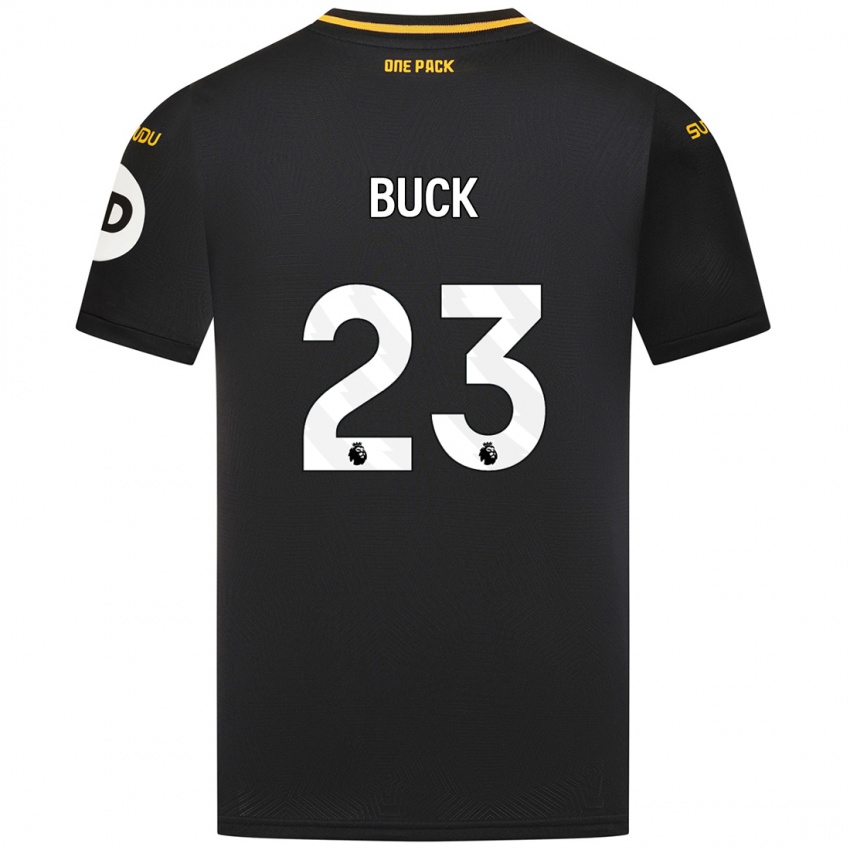 Niño Camiseta Alex Buck #23 Negro 2ª Equipación 2024/25 La Camisa Chile