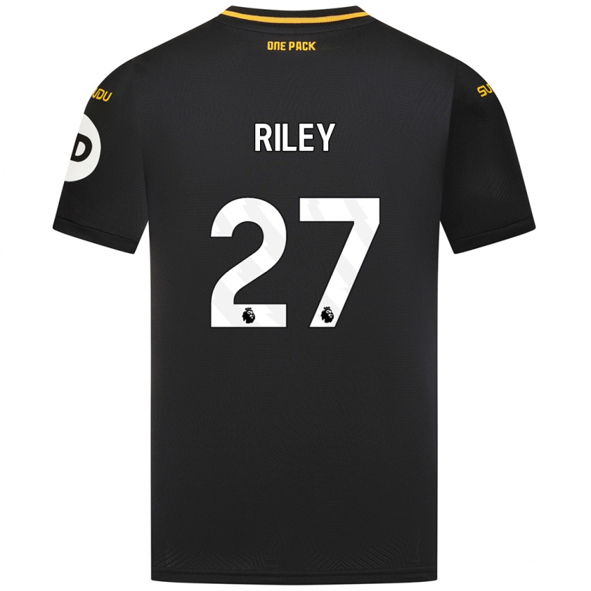 Niño Camiseta Lauren Riley #27 Negro 2ª Equipación 2024/25 La Camisa Chile