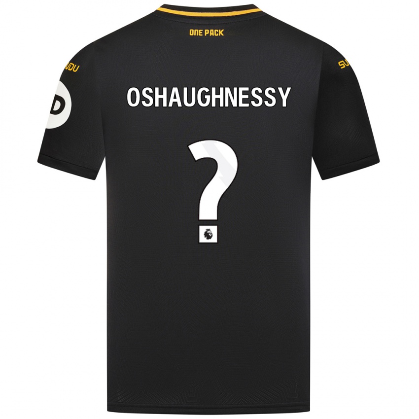 Niño Camiseta Joe Oshaughnessy #0 Negro 2ª Equipación 2024/25 La Camisa Chile