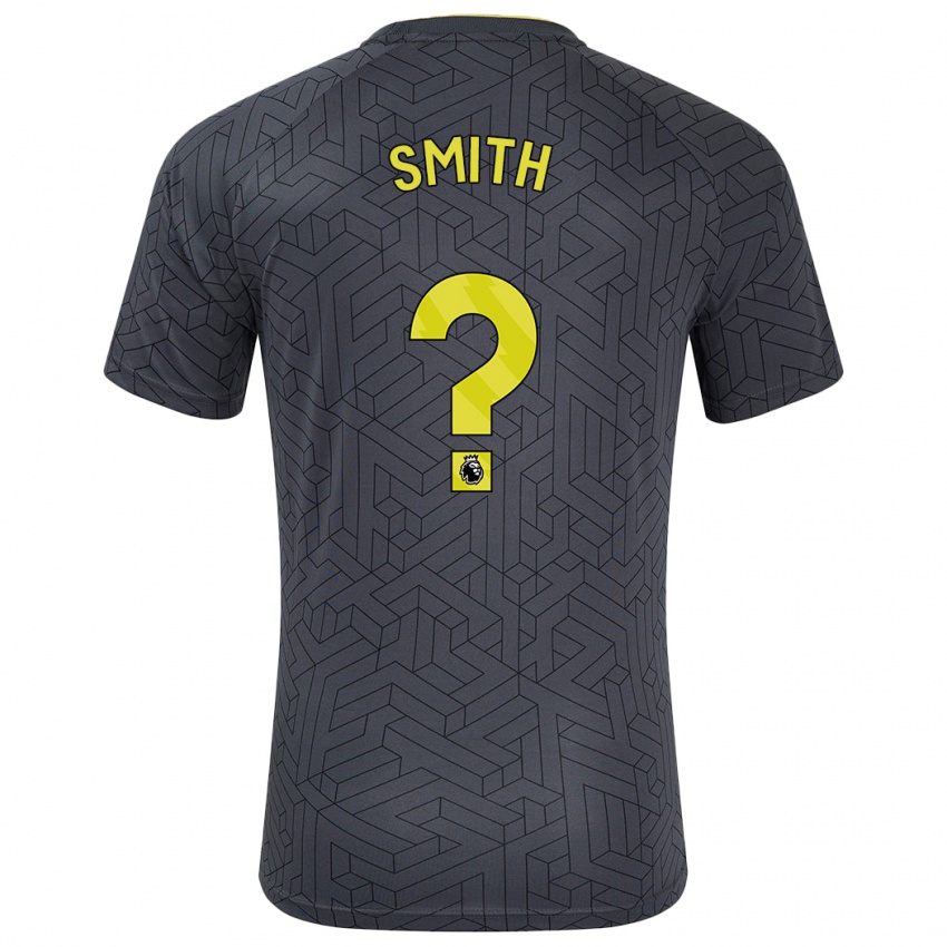 Niño Camiseta Odin Samuels-Smith #0 Negro Amarillo 2ª Equipación 2024/25 La Camisa Chile