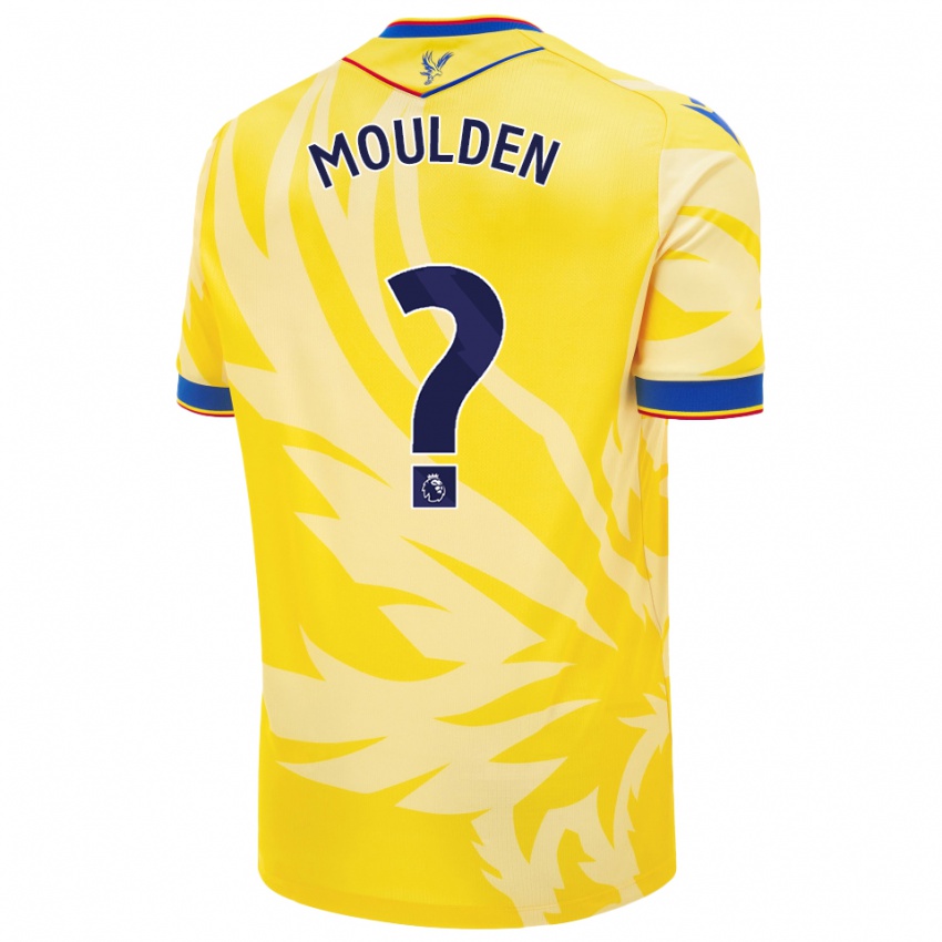 Niño Camiseta Louie Moulden #0 Amarillo 2ª Equipación 2024/25 La Camisa Chile