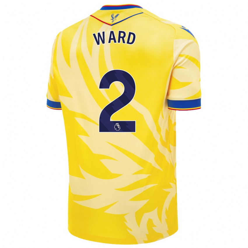 Niño Camiseta Joel Ward #2 Amarillo 2ª Equipación 2024/25 La Camisa Chile