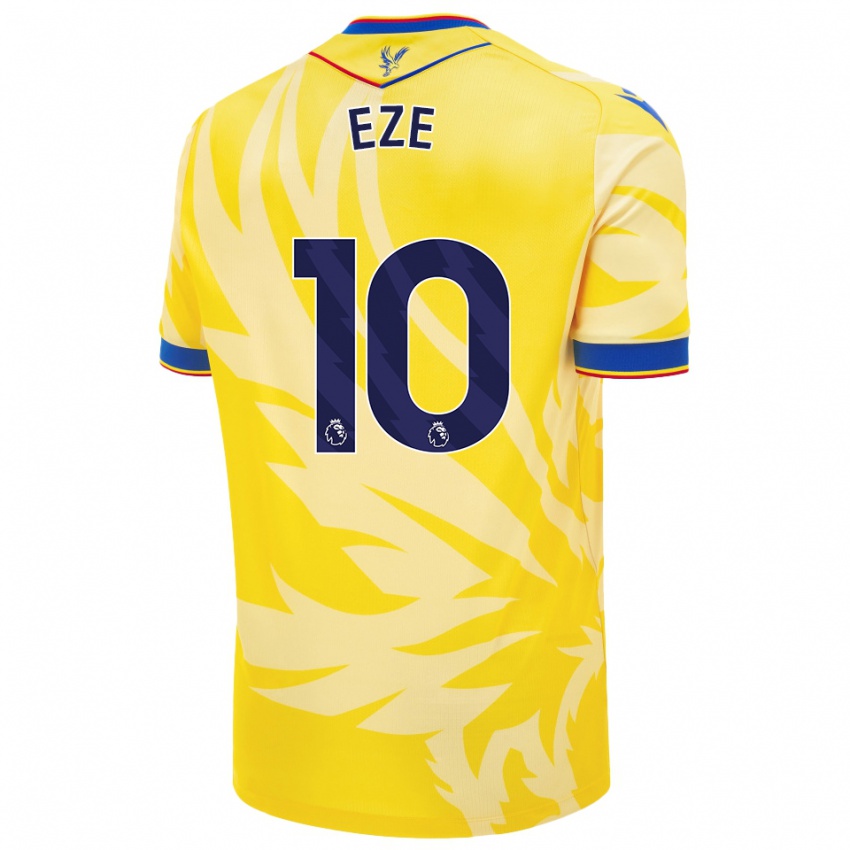 Niño Camiseta Eberechi Eze #10 Amarillo 2ª Equipación 2024/25 La Camisa Chile