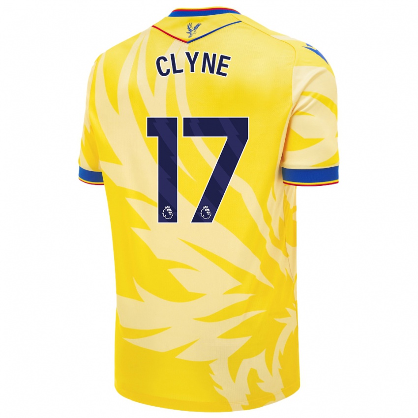 Niño Camiseta Nathaniel Clyne #17 Amarillo 2ª Equipación 2024/25 La Camisa Chile