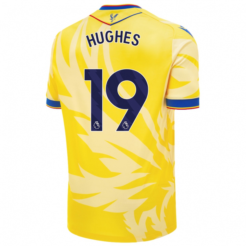 Niño Camiseta Will Hughes #19 Amarillo 2ª Equipación 2024/25 La Camisa Chile