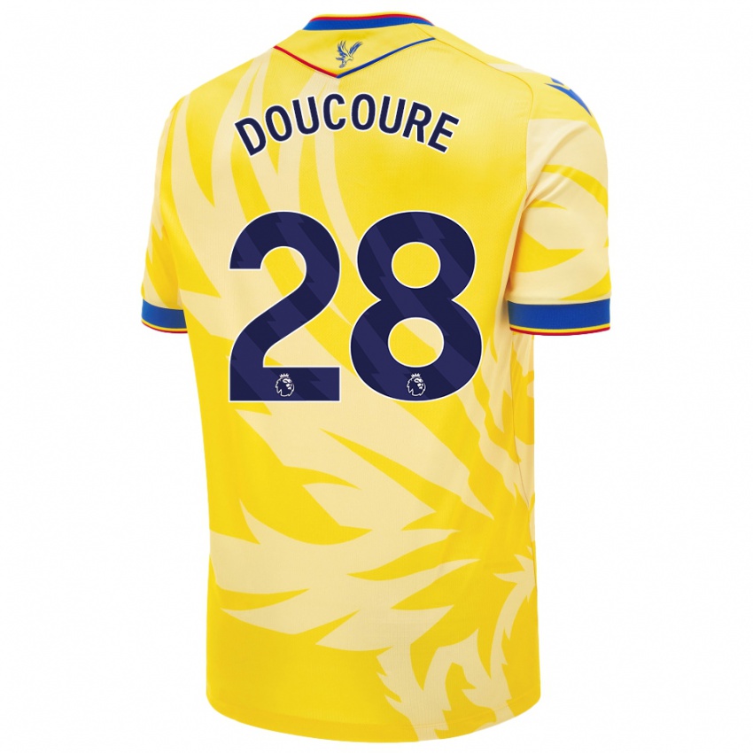 Niño Camiseta Cheick Doucouré #28 Amarillo 2ª Equipación 2024/25 La Camisa Chile