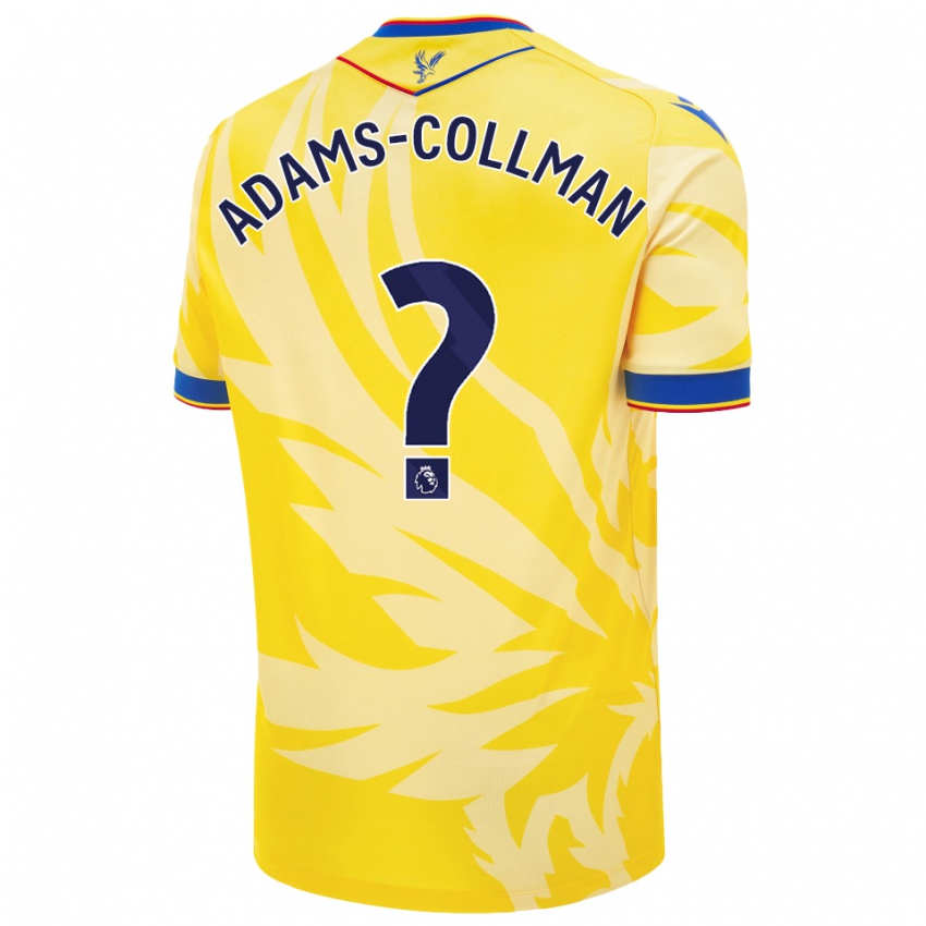 Niño Camiseta Kai-Reece Adams-Collman #0 Amarillo 2ª Equipación 2024/25 La Camisa Chile