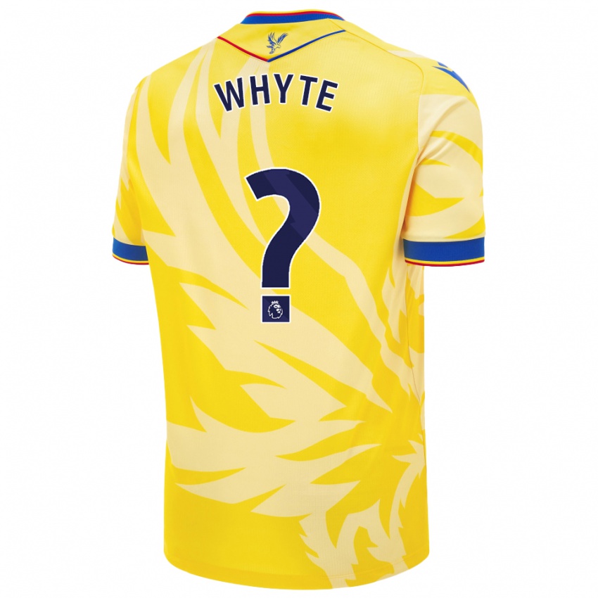 Niño Camiseta Tyler Whyte #0 Amarillo 2ª Equipación 2024/25 La Camisa Chile