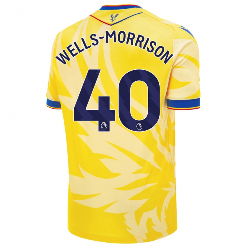 Niño Camiseta Jack Wells-Morrison #40 Amarillo 2ª Equipación 2024/25 La Camisa Chile