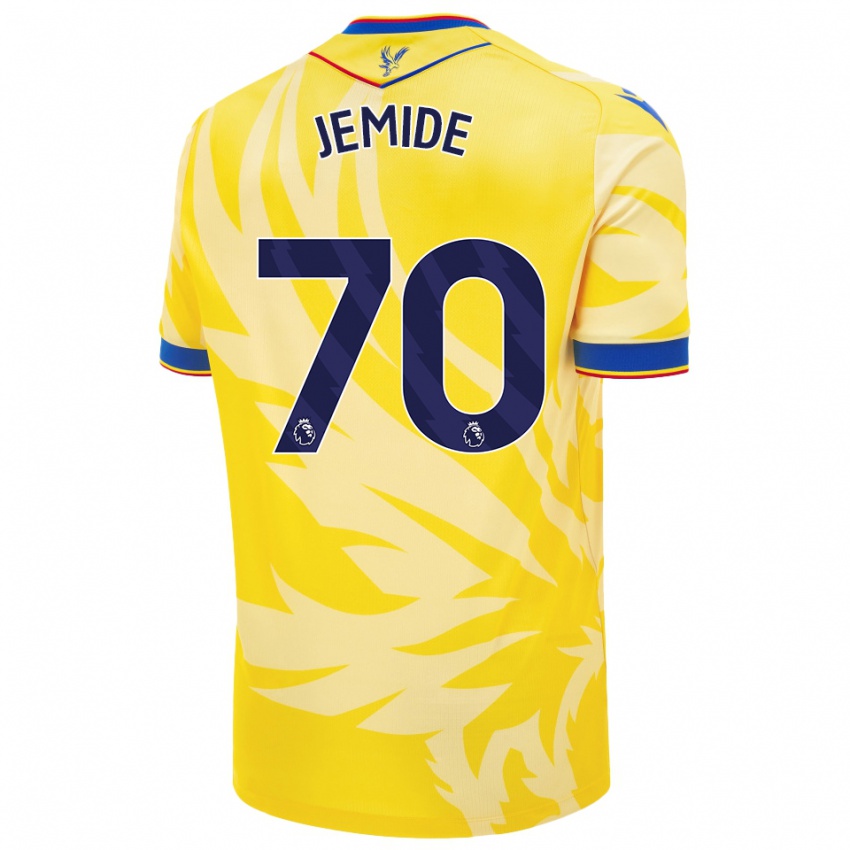 Niño Camiseta Mofe Jemide #70 Amarillo 2ª Equipación 2024/25 La Camisa Chile