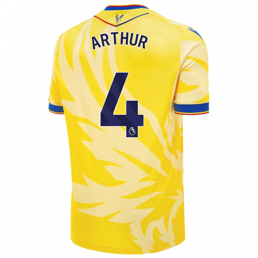 Niño Camiseta Chloe Arthur #4 Amarillo 2ª Equipación 2024/25 La Camisa Chile