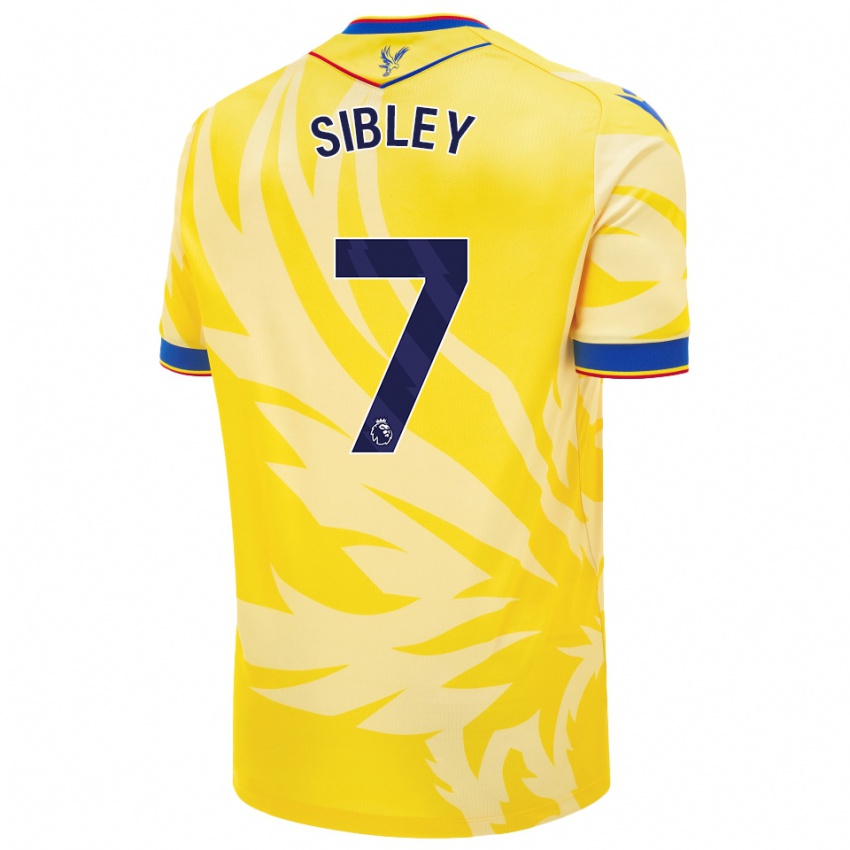 Niño Camiseta Isabella Sibley #7 Amarillo 2ª Equipación 2024/25 La Camisa Chile