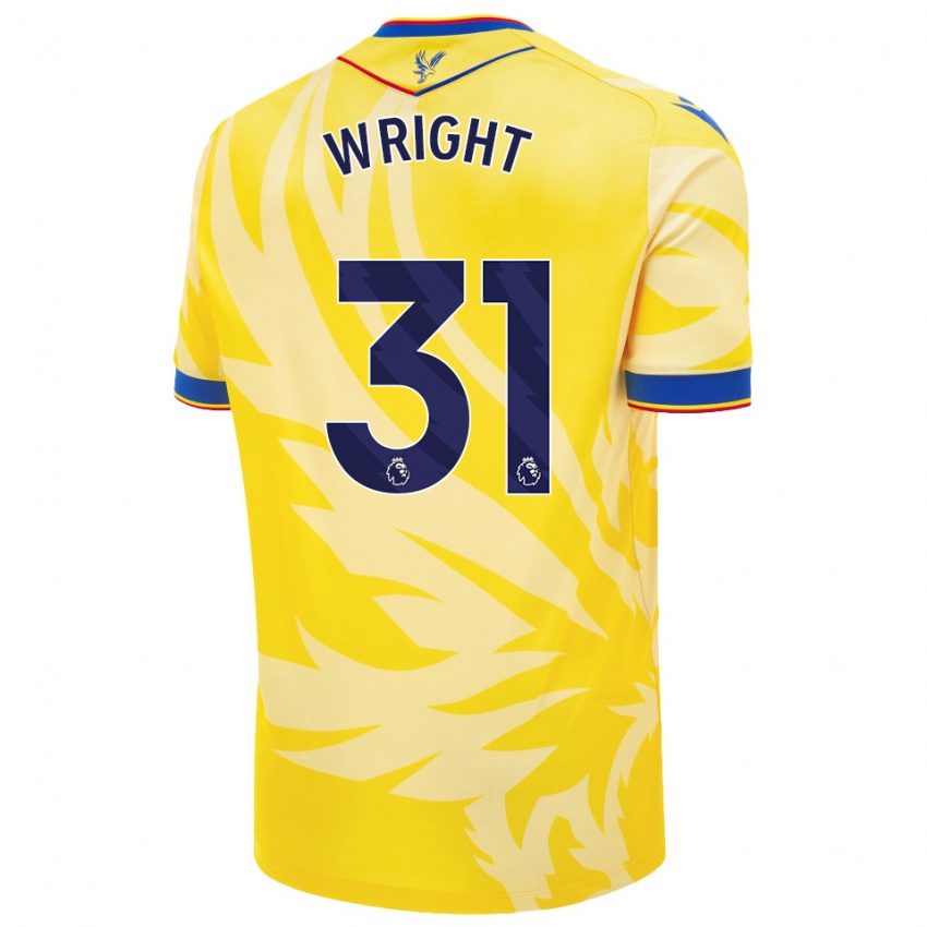 Niño Camiseta Annis-Clara Wright #31 Amarillo 2ª Equipación 2024/25 La Camisa Chile