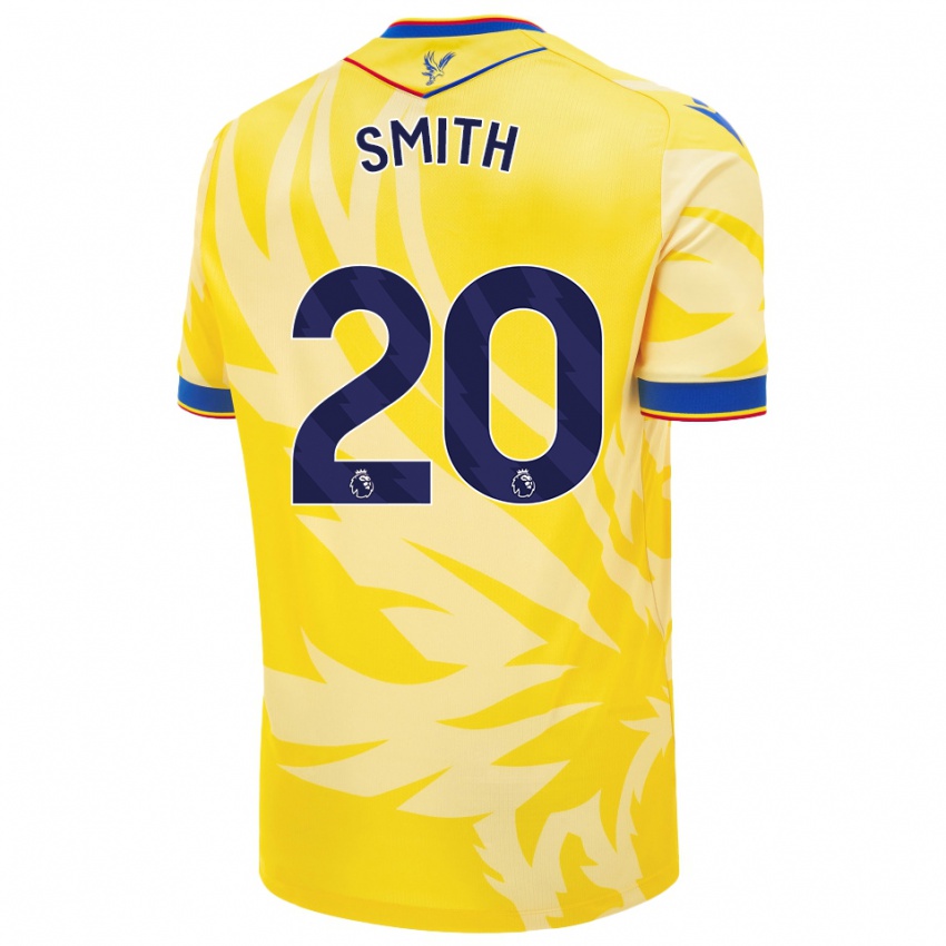 Niño Camiseta Hope Smith #20 Amarillo 2ª Equipación 2024/25 La Camisa Chile