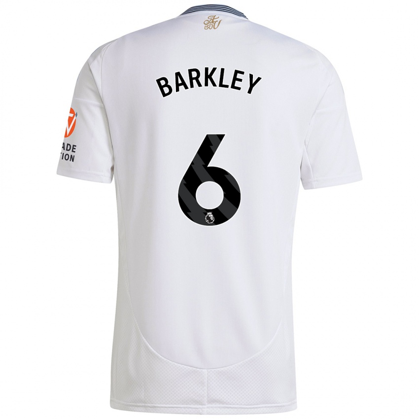 Niño Camiseta Ross Barkley #6 Blanco 2ª Equipación 2024/25 La Camisa Chile