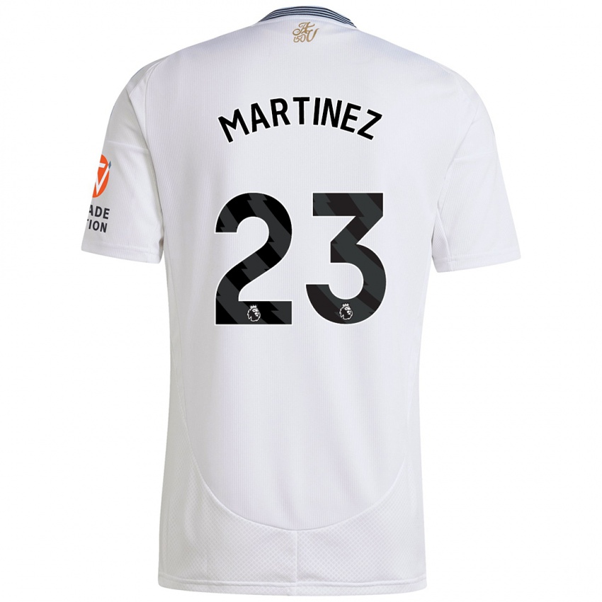 Niño Camiseta Emiliano Martínez #23 Blanco 2ª Equipación 2024/25 La Camisa Chile