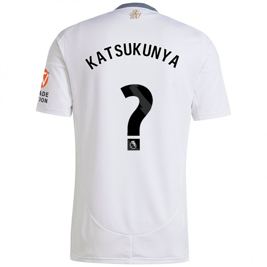 Niño Camiseta Thierry Katsukunya #0 Blanco 2ª Equipación 2024/25 La Camisa Chile