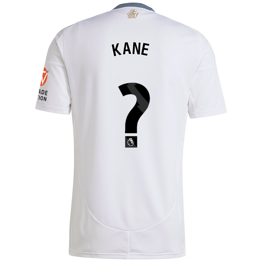 Niño Camiseta Kane Taylor #0 Blanco 2ª Equipación 2024/25 La Camisa Chile