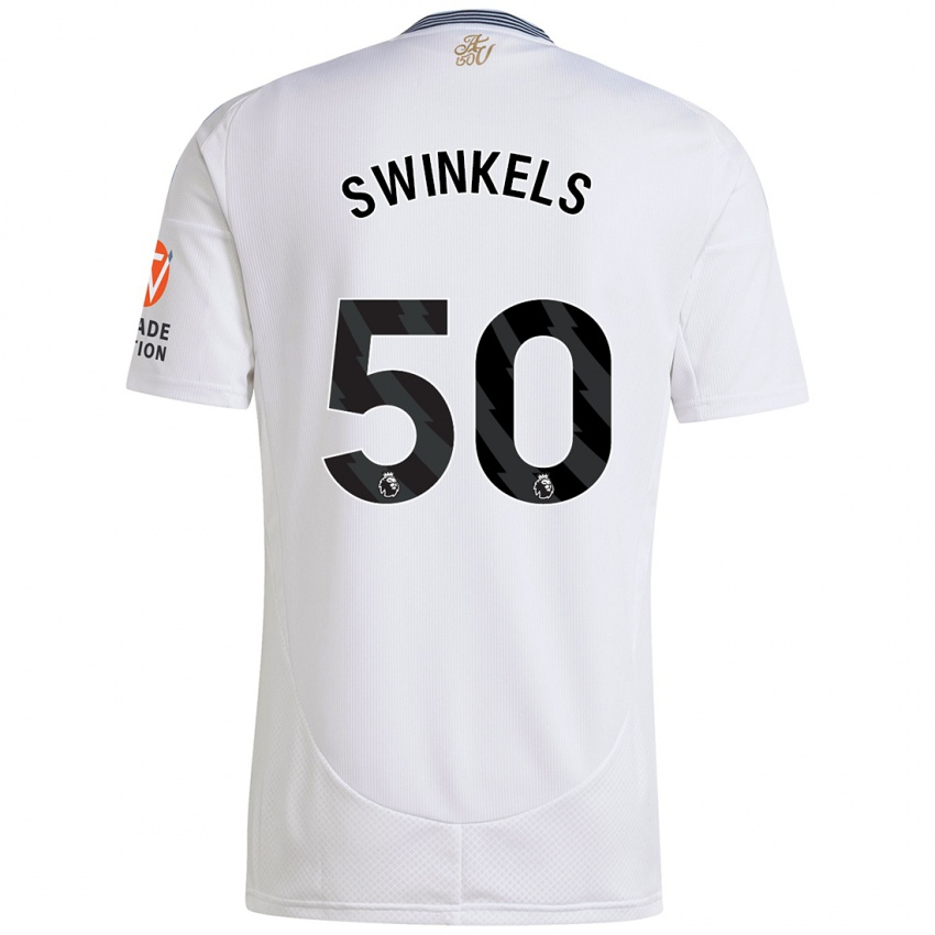 Niño Camiseta Sil Swinkels #50 Blanco 2ª Equipación 2024/25 La Camisa Chile