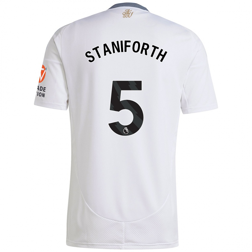 Niño Camiseta Lucy Staniforth #5 Blanco 2ª Equipación 2024/25 La Camisa Chile