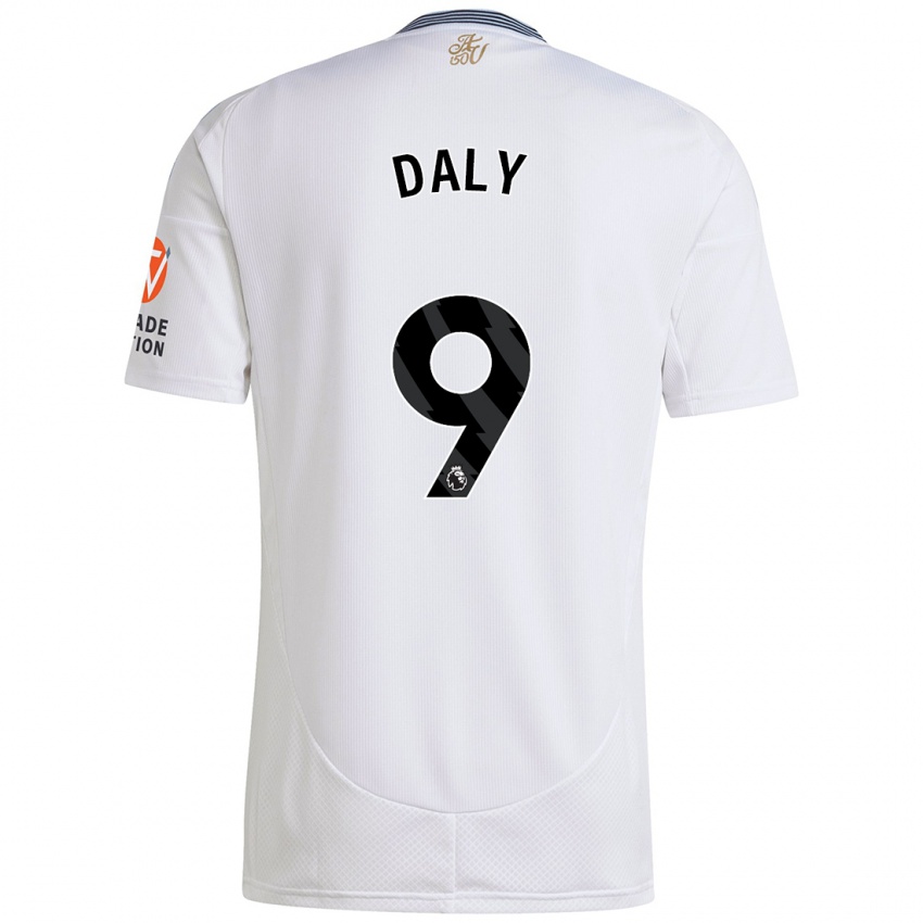 Niño Camiseta Rachel Daly #9 Blanco 2ª Equipación 2024/25 La Camisa Chile