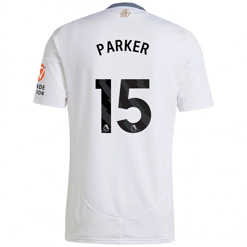 Niño Camiseta Lucy Parker #15 Blanco 2ª Equipación 2024/25 La Camisa Chile