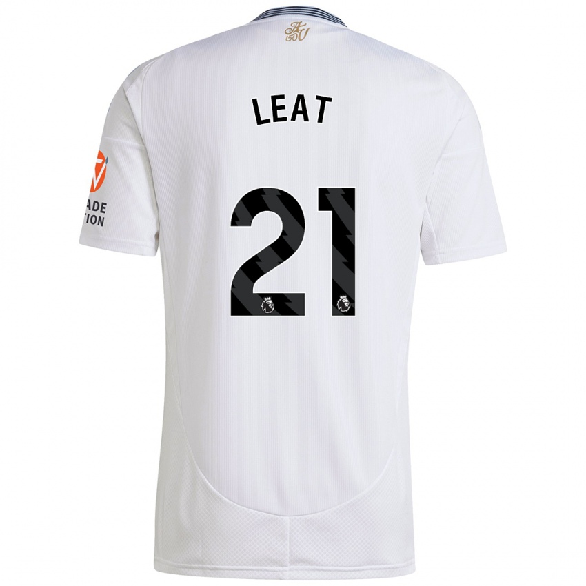 Niño Camiseta Anna Leat #21 Blanco 2ª Equipación 2024/25 La Camisa Chile