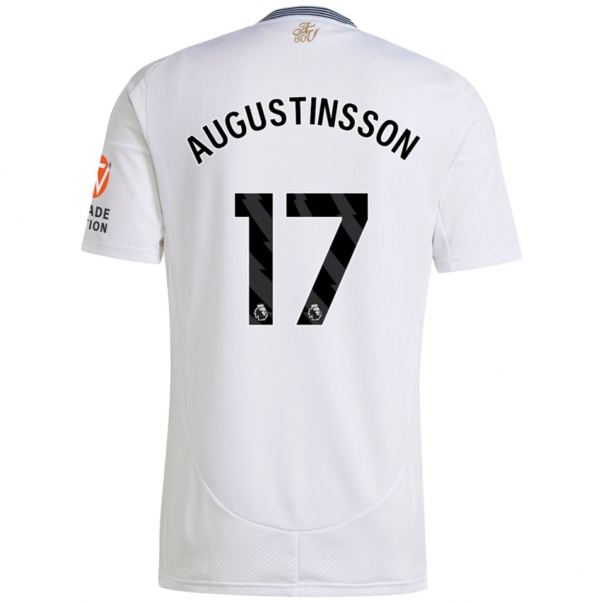 Niño Camiseta Ludwig Augustinsson #17 Blanco 2ª Equipación 2024/25 La Camisa Chile