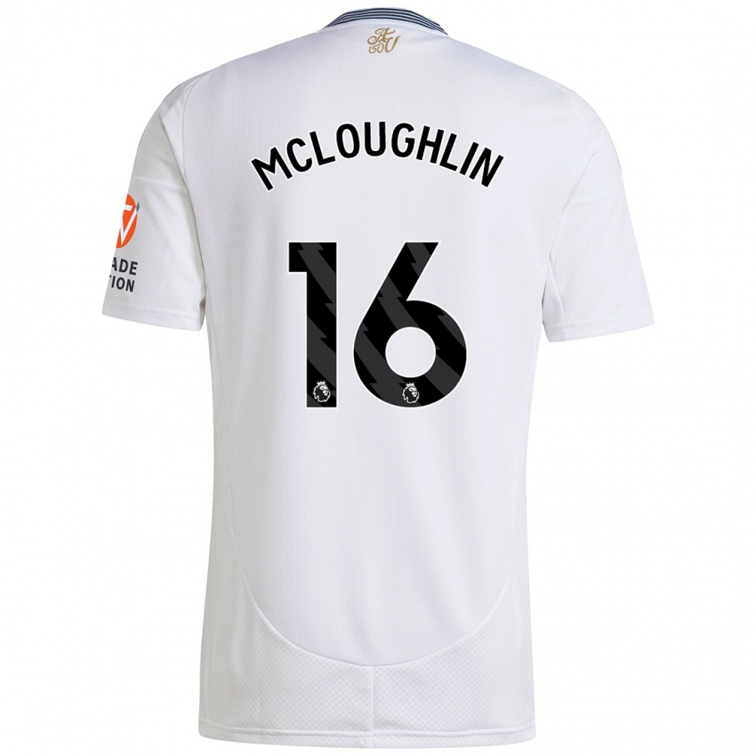 Niño Camiseta Olivia Mcloughlin #16 Blanco 2ª Equipación 2024/25 La Camisa Chile