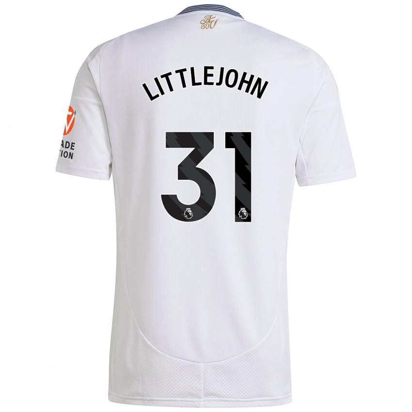 Niño Camiseta Ruesha Littlejohn #31 Blanco 2ª Equipación 2024/25 La Camisa Chile