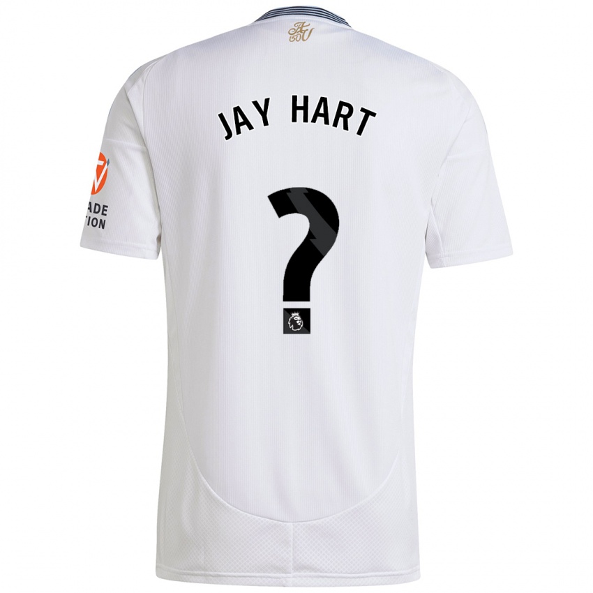 Niño Camiseta Taylor Jay Hart #0 Blanco 2ª Equipación 2024/25 La Camisa Chile