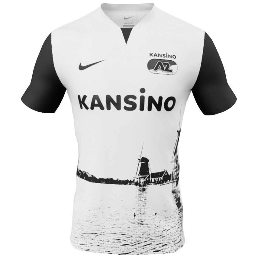 Niño Camiseta Hobie Verhulst #12 Blanco Negro 2ª Equipación 2024/25 La Camisa Chile