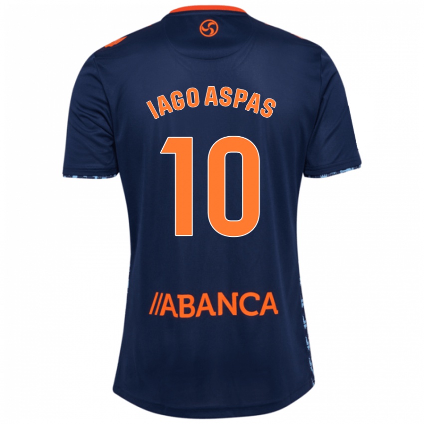 Niño Camiseta Iago Aspas #10 Azul Marino 2ª Equipación 2024/25 La Camisa Chile