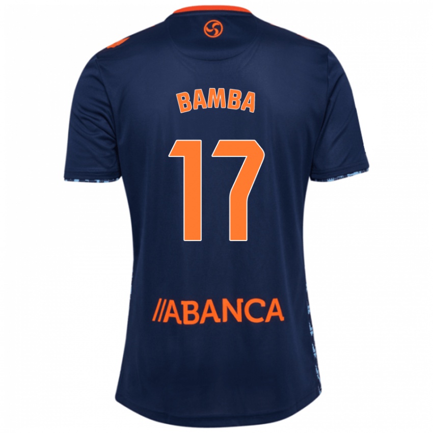 Niño Camiseta Jonathan Bamba #17 Azul Marino 2ª Equipación 2024/25 La Camisa Chile