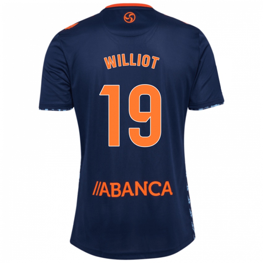 Niño Camiseta Williot Swedberg #19 Azul Marino 2ª Equipación 2024/25 La Camisa Chile