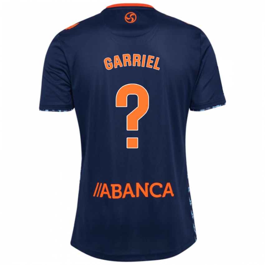 Niño Camiseta Iván Garriel #0 Azul Marino 2ª Equipación 2024/25 La Camisa Chile