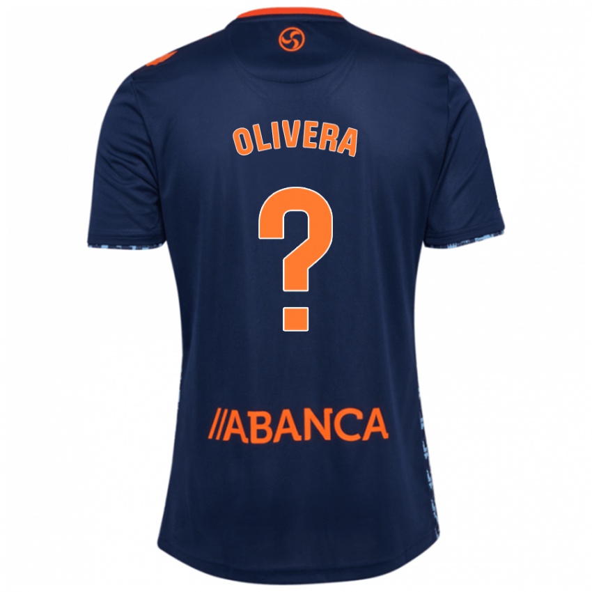 Niño Camiseta Nacho Olivera #0 Azul Marino 2ª Equipación 2024/25 La Camisa Chile