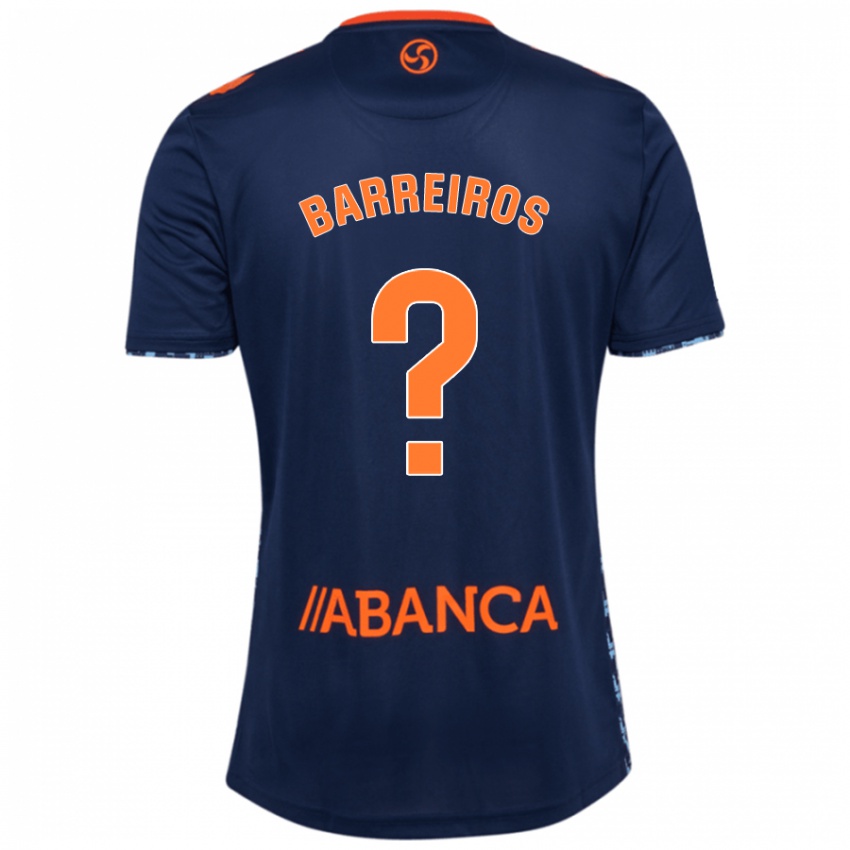 Niño Camiseta Iago Barreiros #0 Azul Marino 2ª Equipación 2024/25 La Camisa Chile