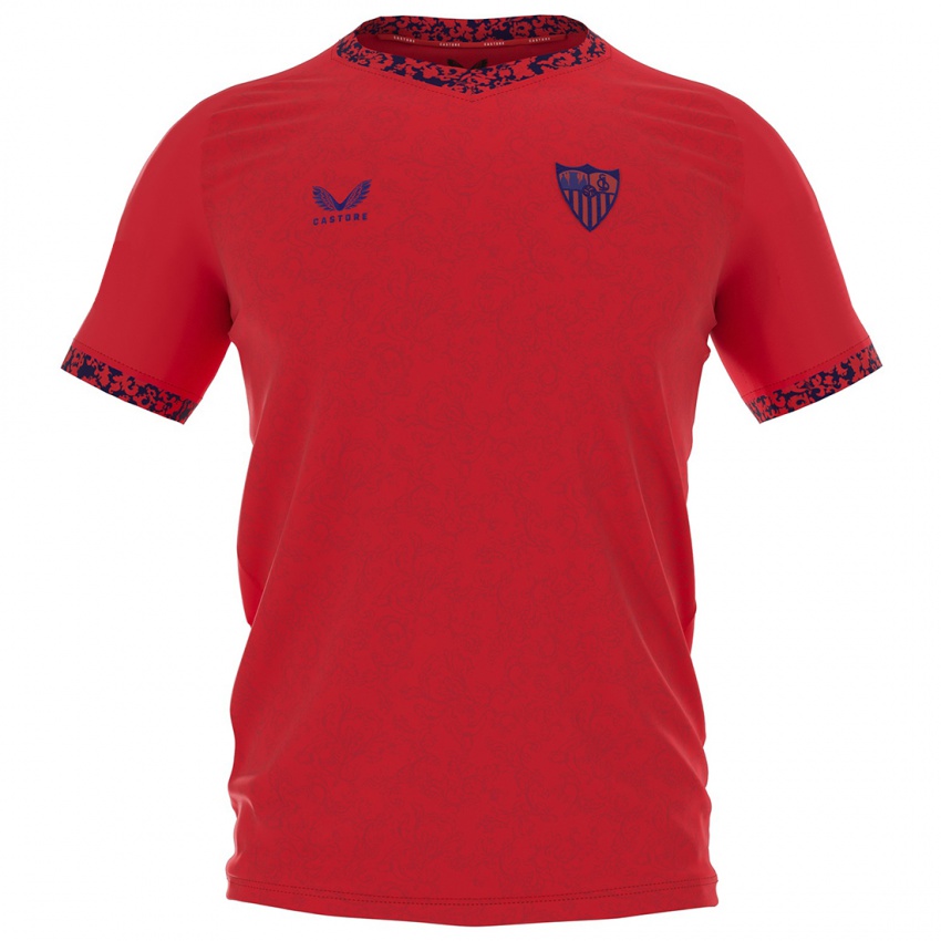 Niño Camiseta Gonzalo Montiel #15 Rojo 2ª Equipación 2024/25 La Camisa Chile