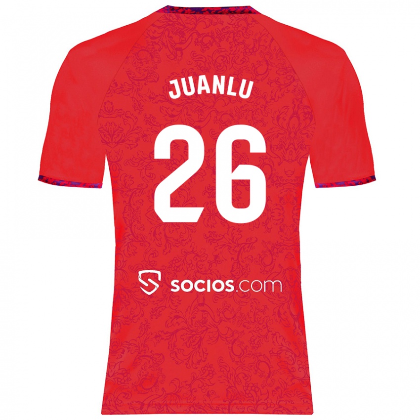 Niño Camiseta Juanlu Sánchez #26 Rojo 2ª Equipación 2024/25 La Camisa Chile