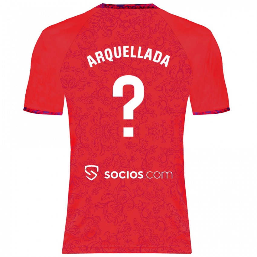 Niño Camiseta Álvaro Arquellada #0 Rojo 2ª Equipación 2024/25 La Camisa Chile