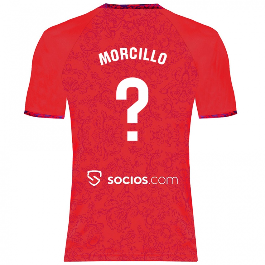 Niño Camiseta Raquel Morcillo #0 Rojo 2ª Equipación 2024/25 La Camisa Chile