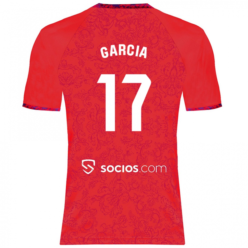 Niño Camiseta Débora García #17 Rojo 2ª Equipación 2024/25 La Camisa Chile