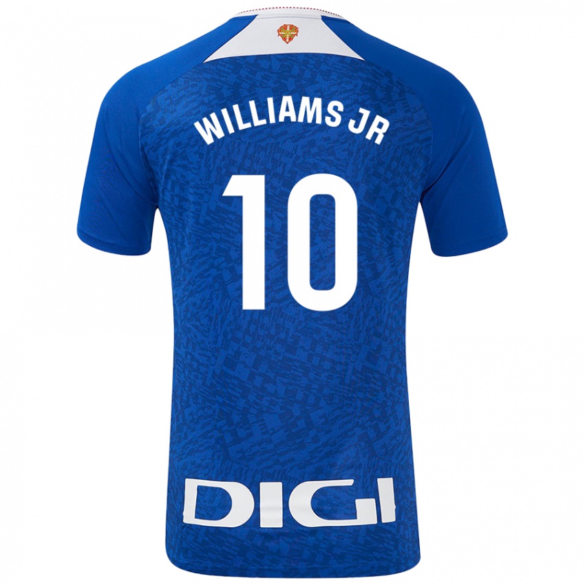 Niño Camiseta Nico Williams #10 Azul Real 2ª Equipación 2024/25 La Camisa Chile